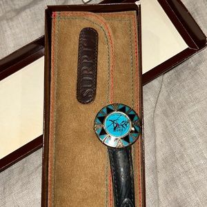 Surrisi vintage euro western timepieces turquoise quartz